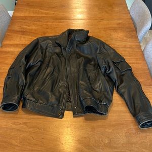 Vintage Black Leather Jacket